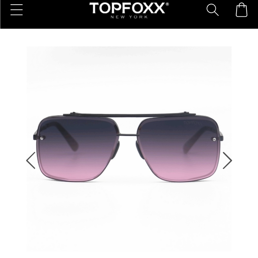 Topfoxx Bella purple gradient TANGLE FREE sunglasses